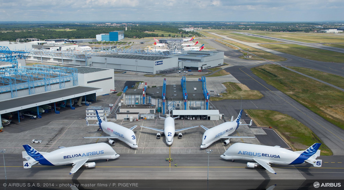 Beluga celebrates the 20th anniversary of its first flight