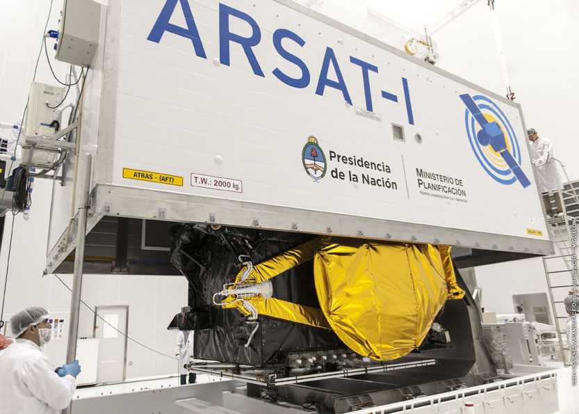 Chapman Freeborn and Volga-Dnepr deliver Argentina’s first satellite on AN-124 charter