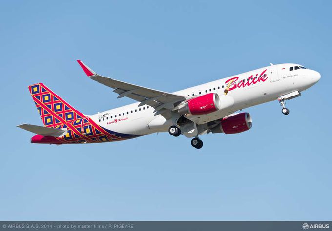 Batik Air inducts A 320 in its fleet