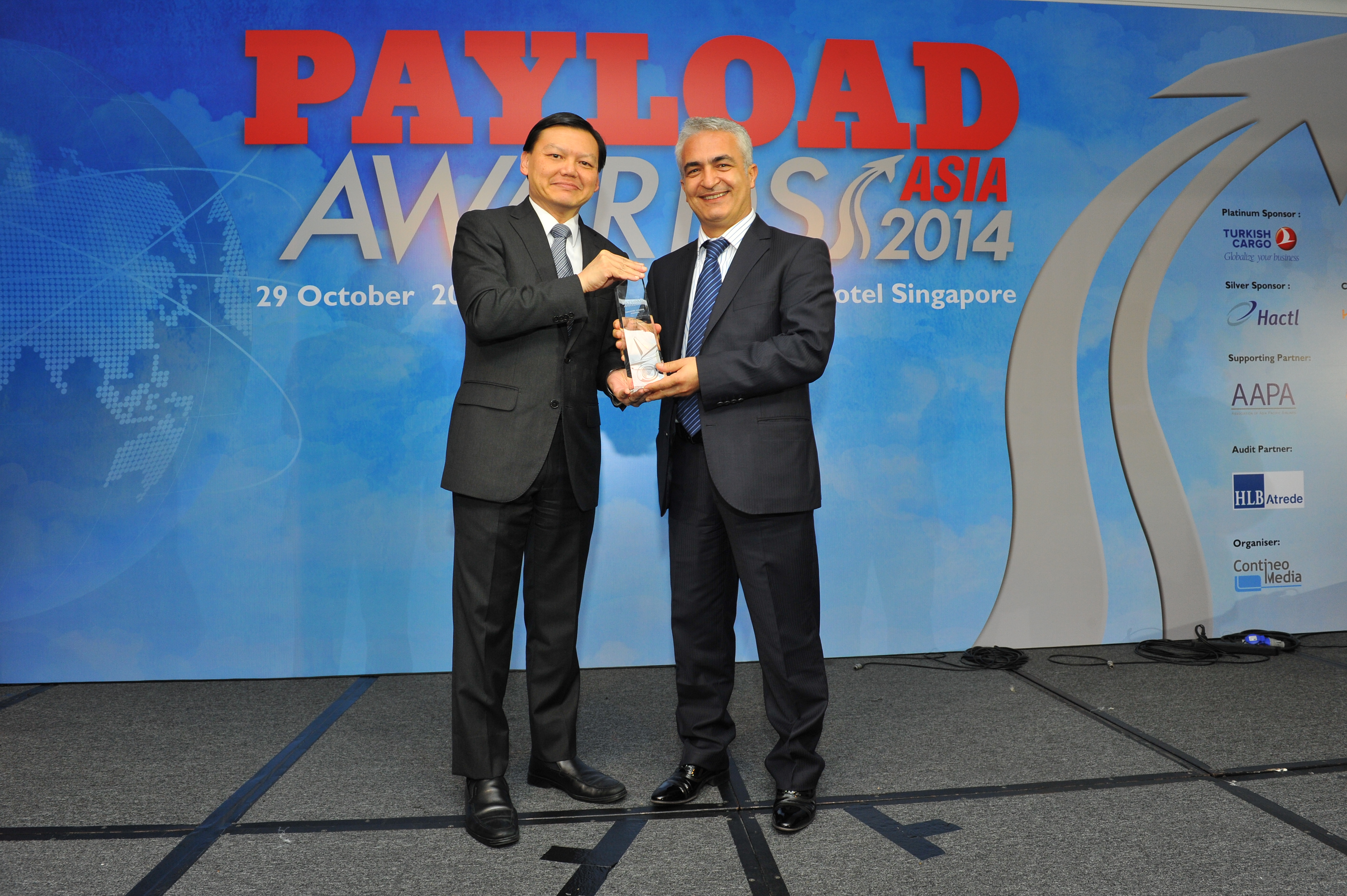 Turkish Cargo named “Overall Carrier of the Year” and “Combination Carrier of the Year” at Payload Asia Awards 2014.   