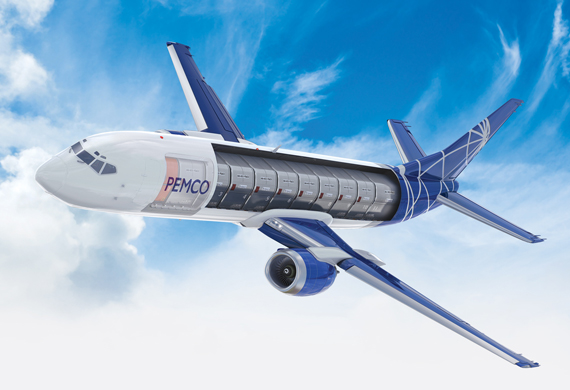 PEMCO redelivers first of two 737-400F to AerCaribe