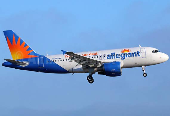 Allegiant adds another Airbus A320 to its fleet