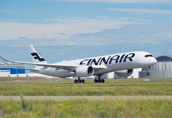 Finnair’s first A350 XWB makes its maiden flight Finnair’s first A350 XWB makes its maiden flight
