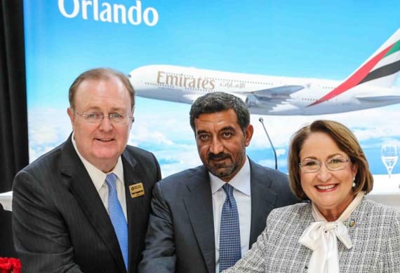Emirates touches down in Orlando Emirates touches down in Orlando