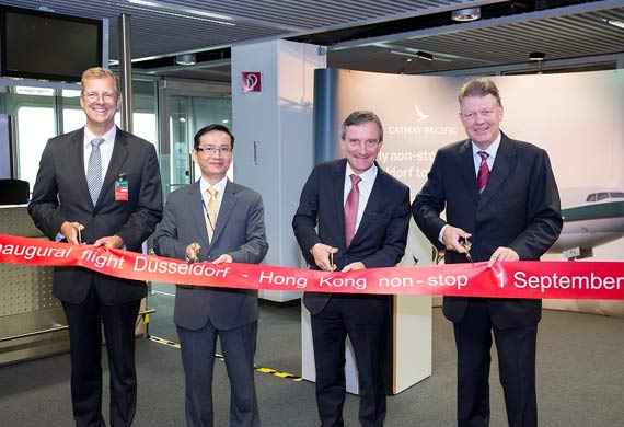 Cathay Pacific launches new service to Düsseldorf Cathay Pacific launches new service to Düsseldorf