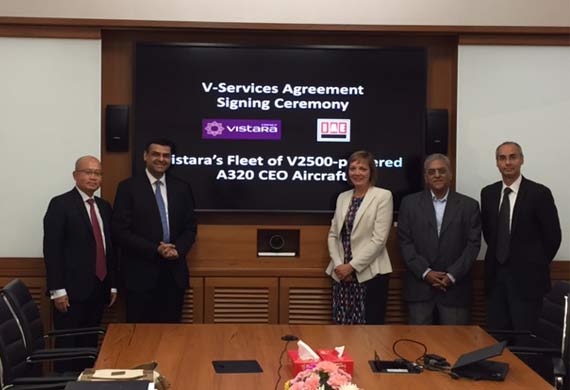Vistara signs V-Services agreement with Pratt & Whitney Vistara signs V-Services agreement with Pratt & Whitney