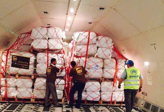 UPS facilitates UN aid flights from the Middle East UPS facilitates UN aid flights from the Middle East