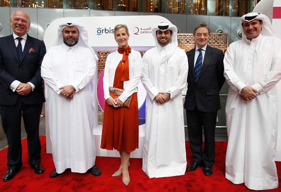 Qatar Airways named official airline of Orbis UK