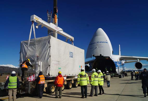 Ruslan International delivers ARSAT-2 satellite to French Guiana Ruslan International delivers ARSAT-2 satellite to French Guiana