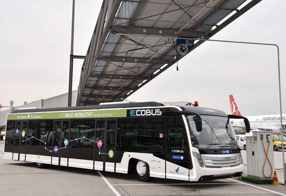 Stuttgart Airport deploys six more electric passenger buses