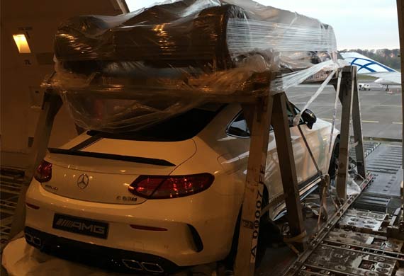 ABC and JAS Worldwide move cars for Macau Grand Prix