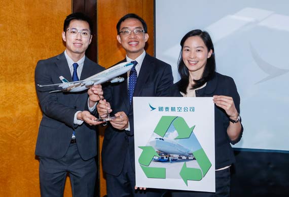 Cathay Pacific unveils recycling of A340 aircraft