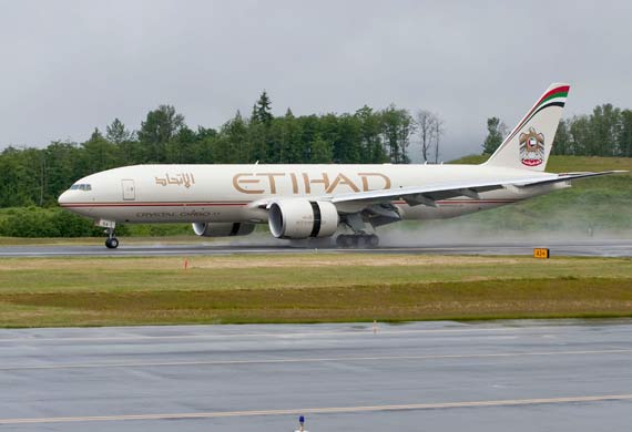 Etihad announces option conversions for two Boeing 777 freighters