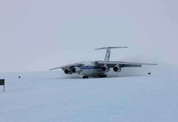 Volga-Dnepr completes first landing in Antarctica Volga-Dnepr completes first landing in Antarctica