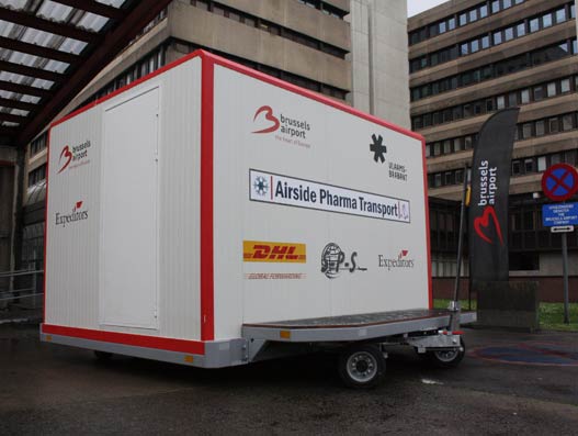 BRUcargo introduces Airside Pharma Transporter BRUcargo introduces Airside Pharma Transporter