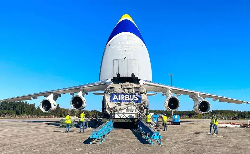 Antonov Airlines transports Turkish satellite Turksat 5B Antonov Airlines transports Turkish satellite Turksat 5B
