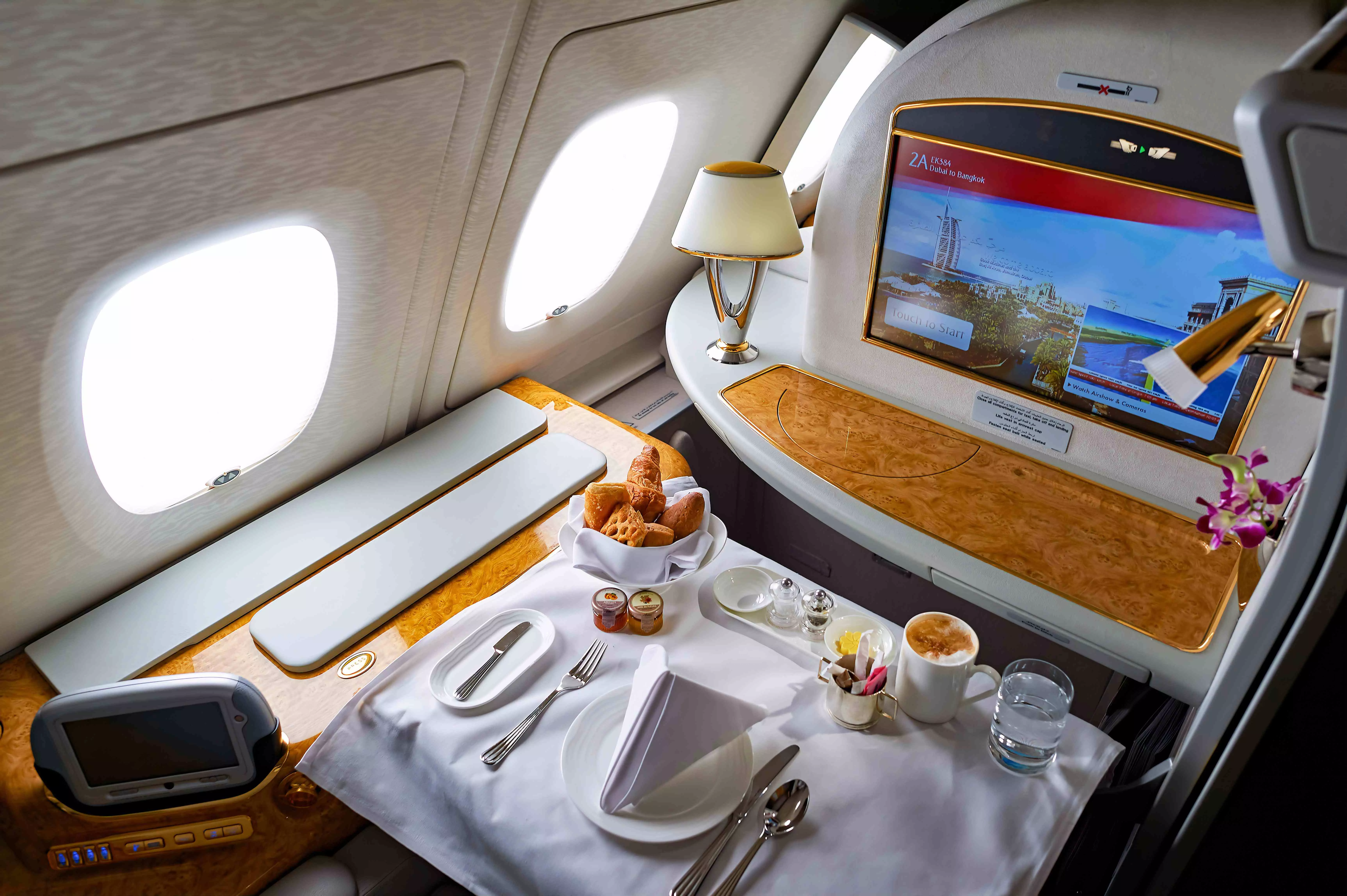 Inside the Emirates Airbus A380