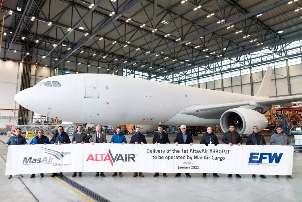 EFW delivers first of many next-gen converted freighters to Altavair
