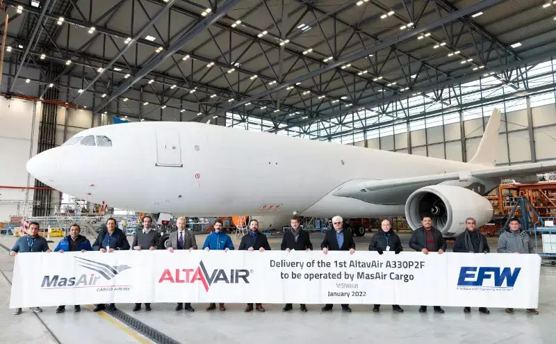 EFW delivers first of many next-gen converted freighters to Altavair EFW delivers first of many next-gen converted freighters to Altavair