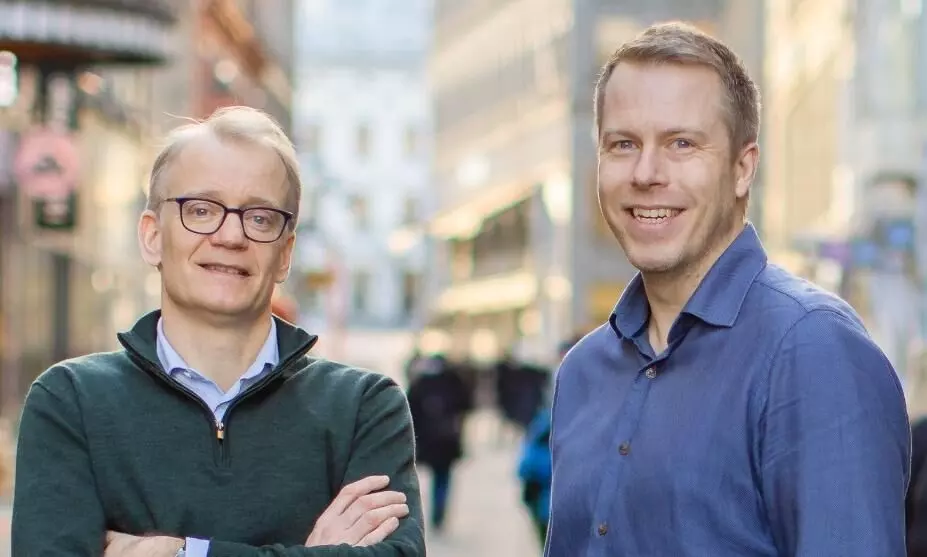 CLIVE’s co-founder Niall van de Wouw and Xeneta CEO Patrik Berglund