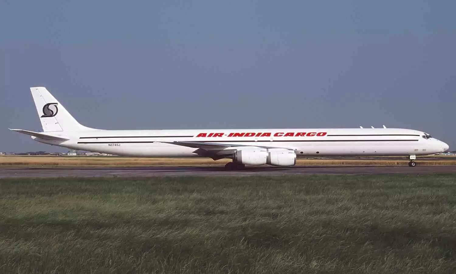 Air-India Cargo McDonnell Douglas DC-8-73(F) in Belgium, July 1994  Source: Airliners.net