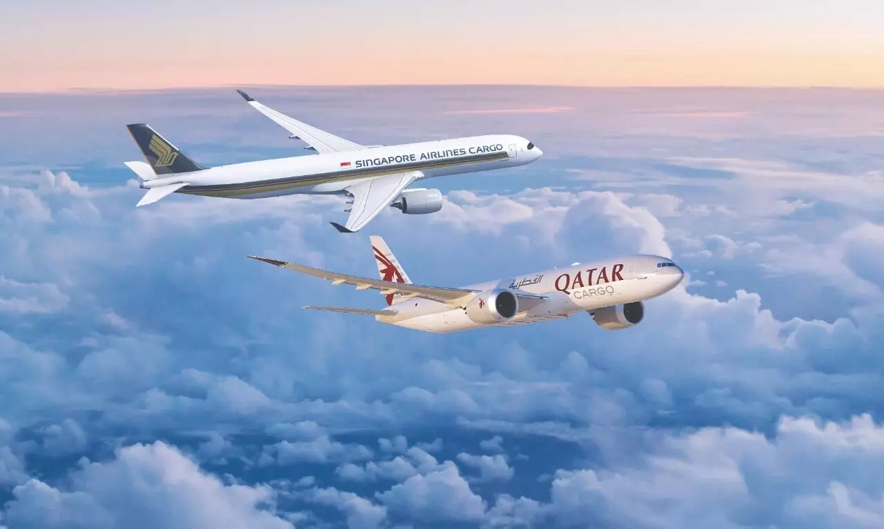 Airbus A350F customers include CMA CGM AIRCARGO, Singapore Airlines & Air France-KLM while B777-8F has just Qatar Airways