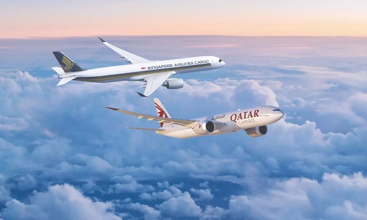Airbus A350F customers include CMA CGM AIRCARGO, Singapore Airlines & Air France-KLM while B777-8F has just Qatar Airways Airbus A350F customers include CMA CGM AIRCARGO, Singapore Airlines & Air France-KLM while B777-8F has just Qatar Airways