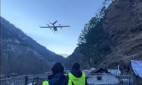 TechEagle drone moves medicines in Indian hilly state Himachal Pradesh