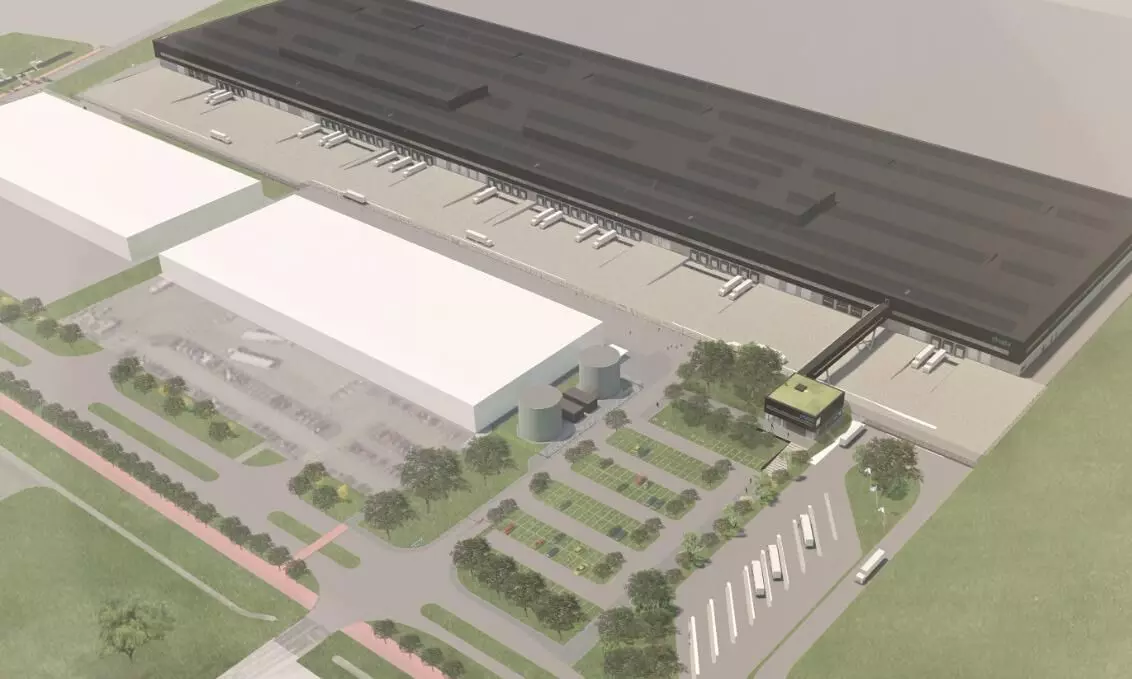 Visualisation of the cargo and entrance building (Copyright: dnata)