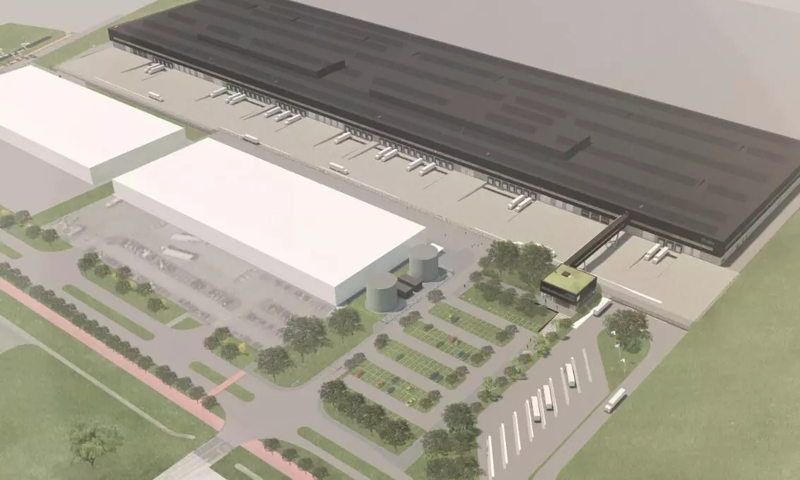 Visualisation of the cargo and entrance building (Copyright: dnata) Visualisation of the cargo and entrance building (Copyright: dnata)