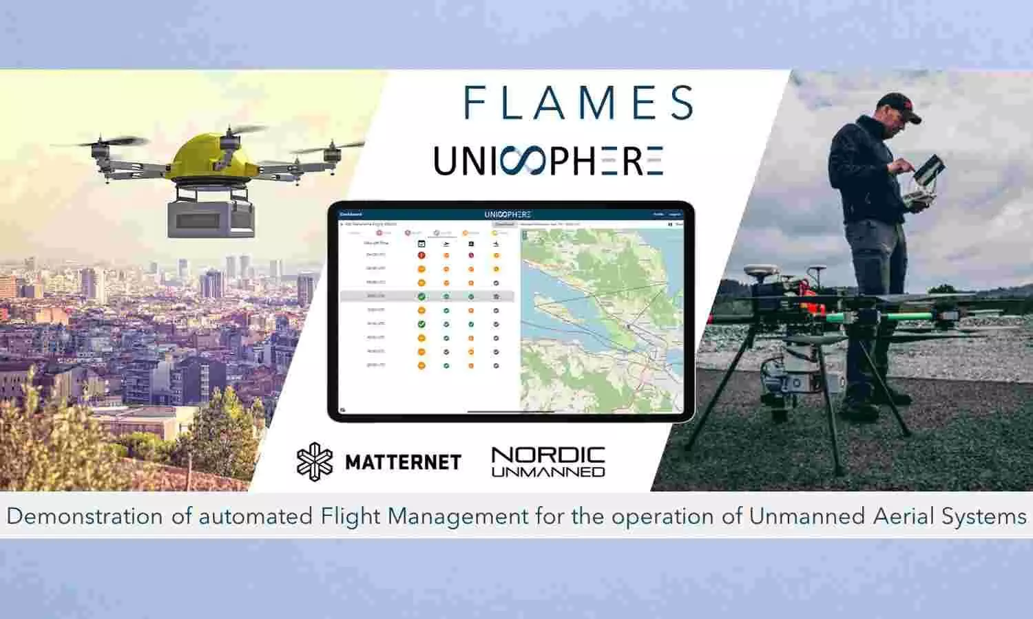 ESA space solutions project completes Unisphere and Matternet demonstration campaigns ESA space solutions project completes Unisphere and Matternet demonstration campaigns