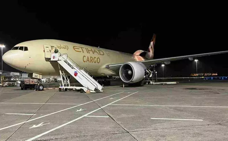 The charter used Etihad Cargos SkyStables, which ensures a comfortable and safe voyage for the horses The charter used Etihad Cargos SkyStables, which ensures a comfortable and safe voyage for the horses