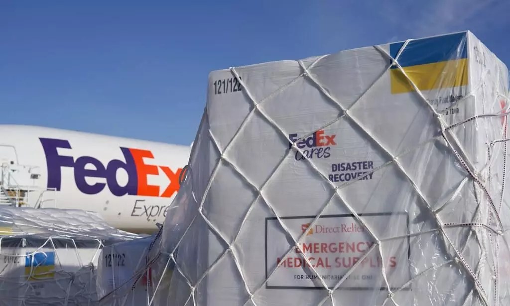 Direct Relief, FedEx deliver 76 tonnes aid for Ukraine refugees Direct Relief, FedEx deliver 76 tonnes aid for Ukraine refugees