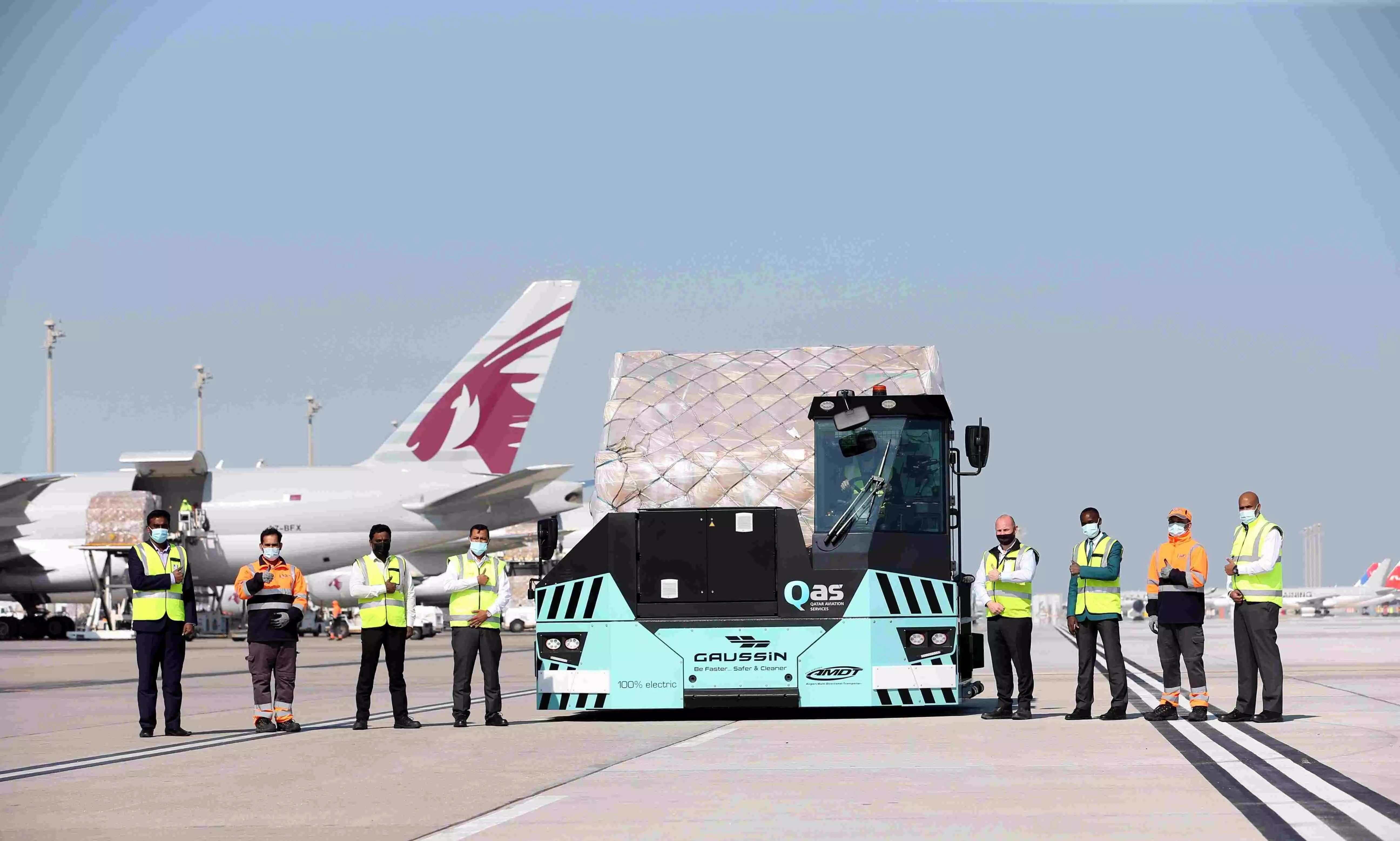 Qatar Airways Cargo first to use Gaussins zero-emission innovation Qatar Airways Cargo first to use Gaussins zero-emission innovation