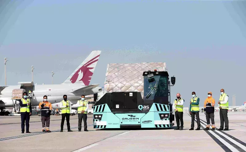 Qatar Airways Cargo first to use Gaussins zero-emission innovation Qatar Airways Cargo first to use Gaussins zero-emission innovation