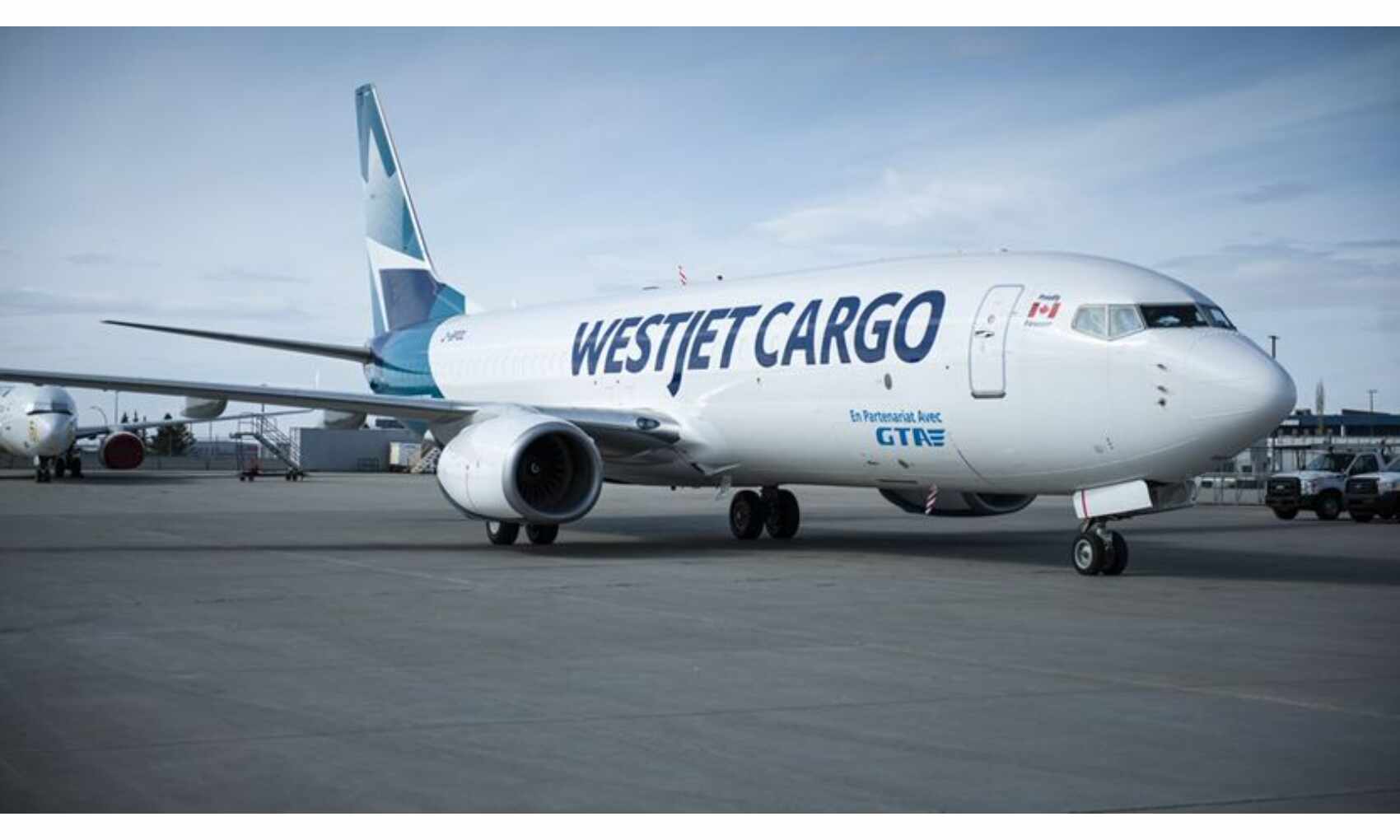 WestJet Cargo's first 737800 BCF lands in Calgary