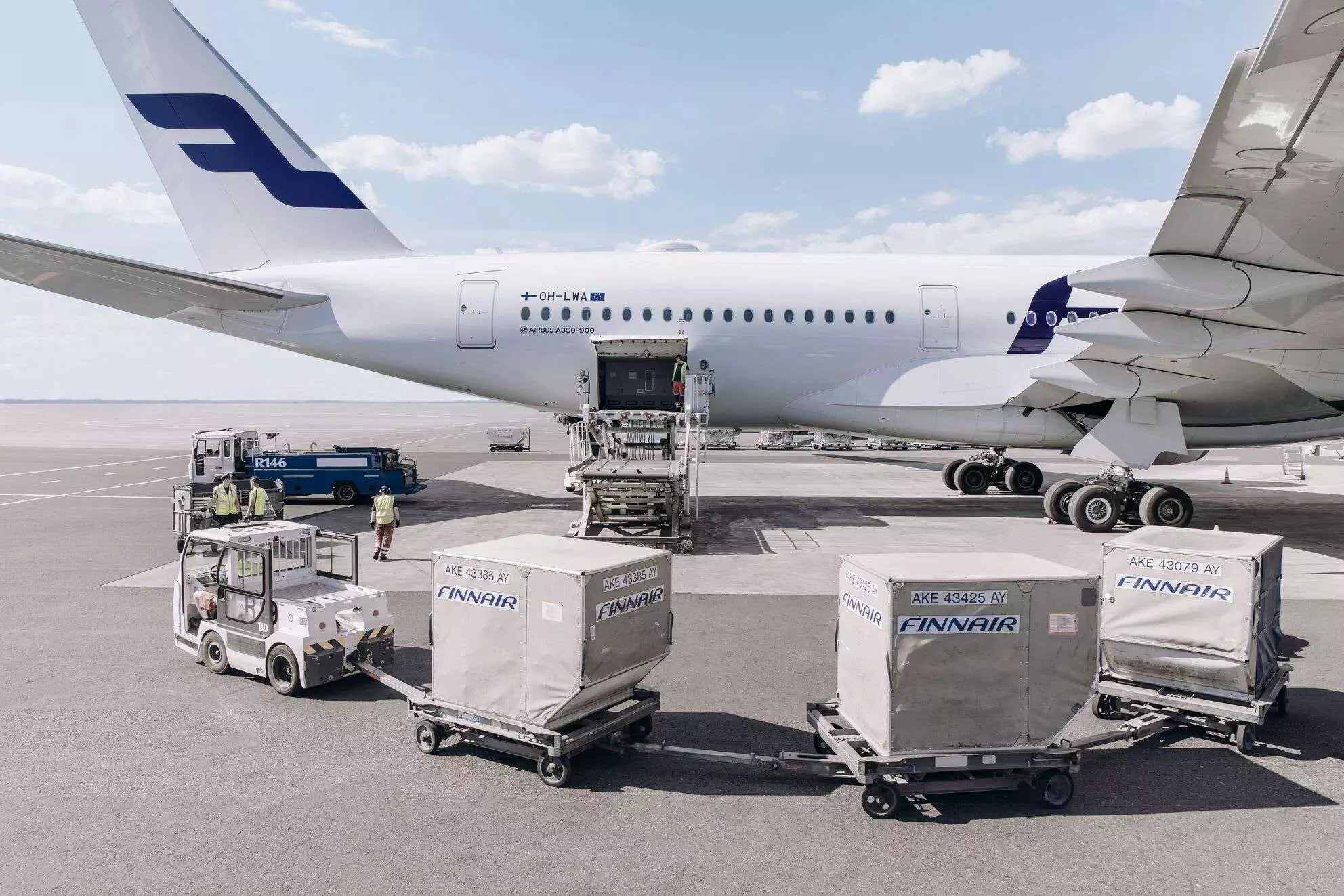 Finnair reports robust demand for cargo in April 2022