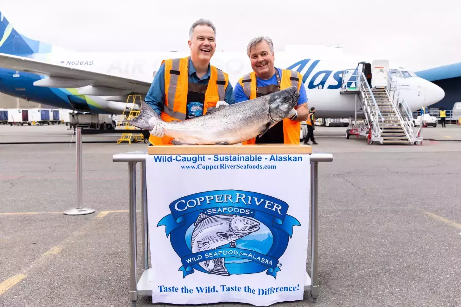 Greg McDole and Jim Kostko, Copper River Seafoods. Greg McDole and Jim Kostko, Copper River Seafoods.
