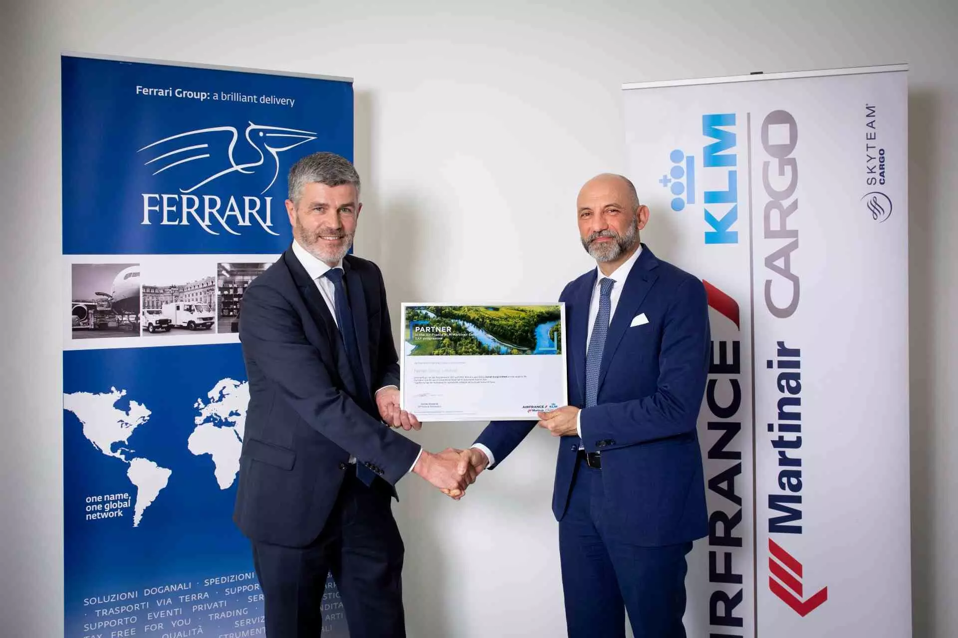 Ferrari Group to participate in Air France-KLM Martinair Cargos SAF Program