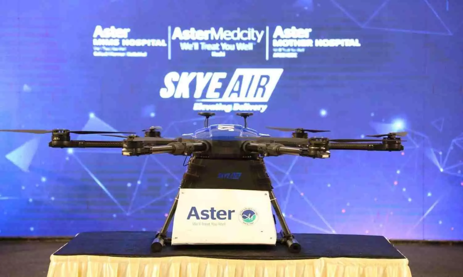 Skye Air, Aster DM to begin medical drone deliveries in Kerala