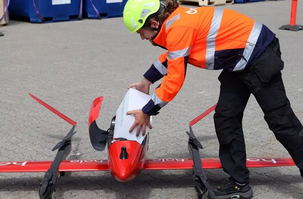 The operations set-up being tested at Grenaa is the first of its kind in Denmark and is setting the standard for autonomous drone operation beyond line of sight. The operations set-up being tested at Grenaa is the first of its kind in Denmark and is setting the standard for autonomous drone operation beyond line of sight.