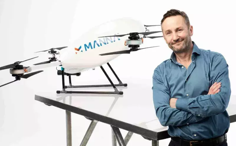 Bobby Healy, Founder and CEO, Manna Drone Delivery Bobby Healy, Founder and CEO, Manna Drone Delivery