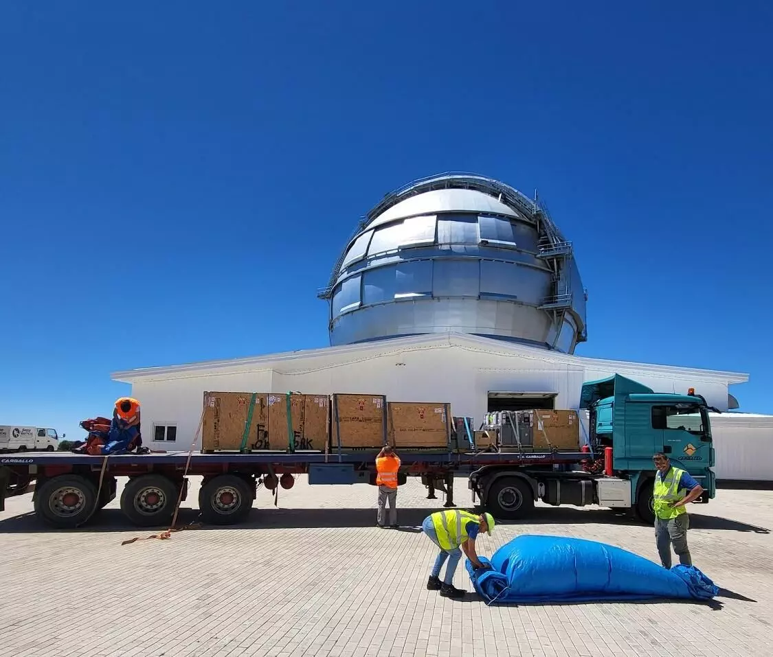 The observatory transport project executed by Air Charter Service. The observatory transport project executed by Air Charter Service.