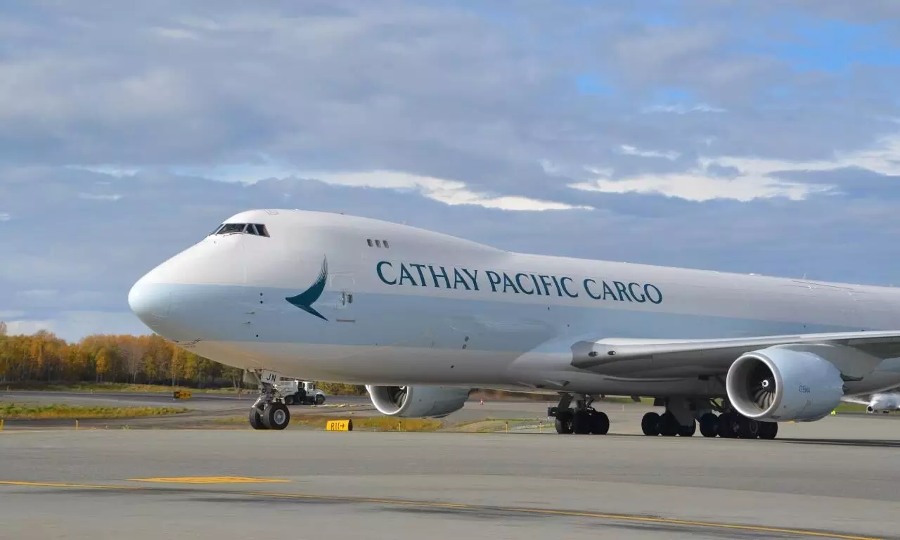 Cathay cargo carried drops 16% in August