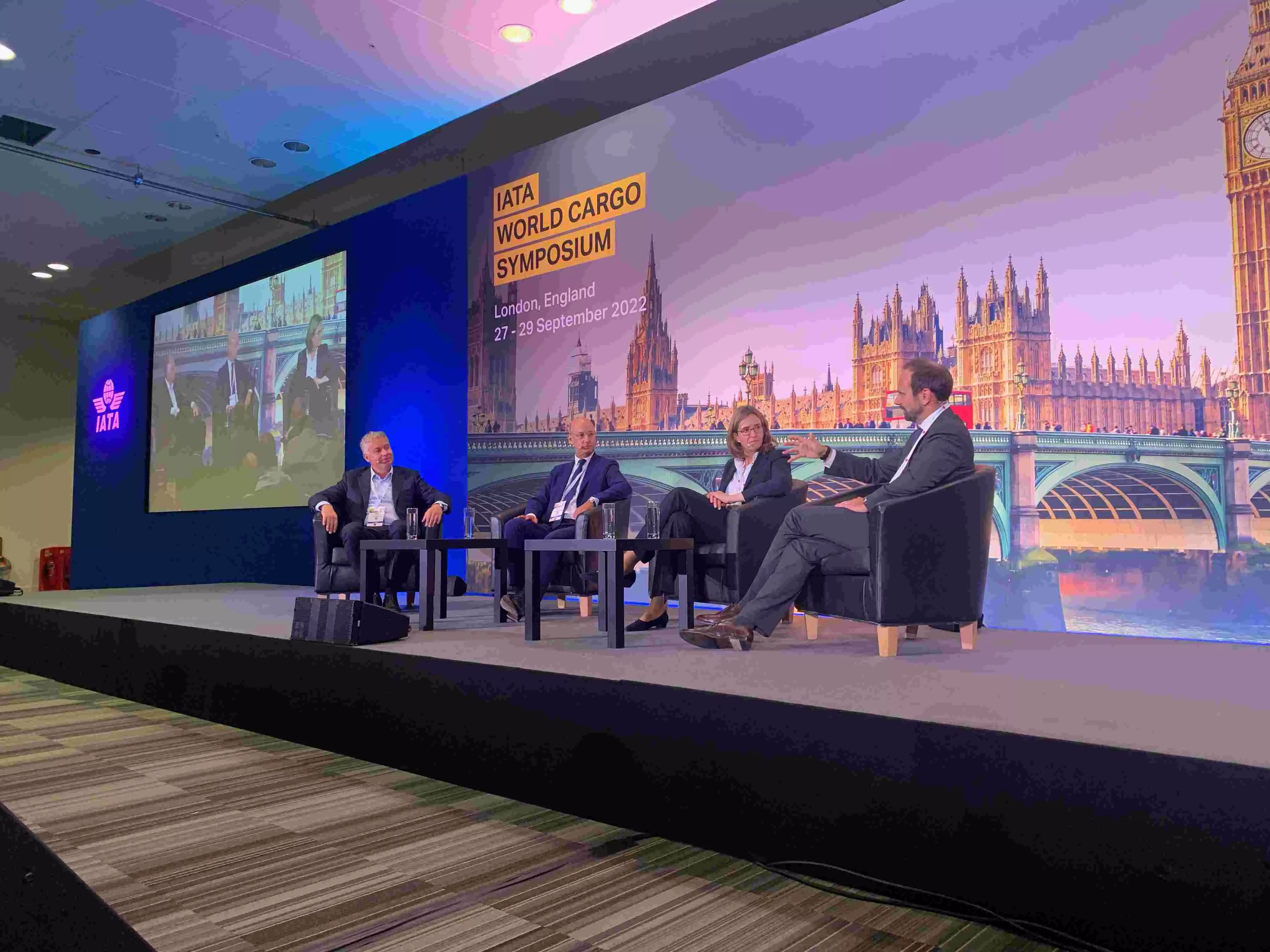 Olivier Casanova (second from left) at the IATA WCS panel discussion along with Michiel Greeven, Dorothea Von Boxberg and Ludwig Hausman Olivier Casanova (second from left) at the IATA WCS panel discussion along with Michiel Greeven, Dorothea Von Boxberg and Ludwig Hausman