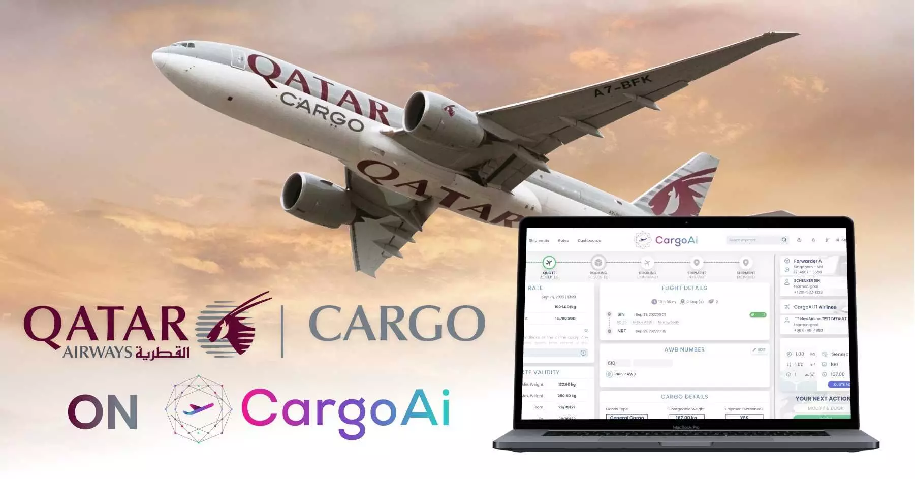 CargoAi welcomes Qatar Airways Cargo CargoAi welcomes Qatar Airways Cargo