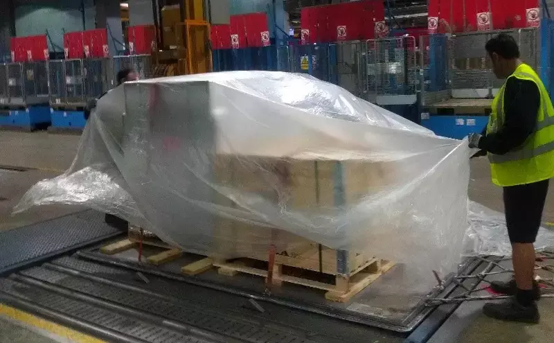 IAG Cargo trials new biodegradable film wrapped around transported goods IAG Cargo trials new biodegradable film wrapped around transported goods