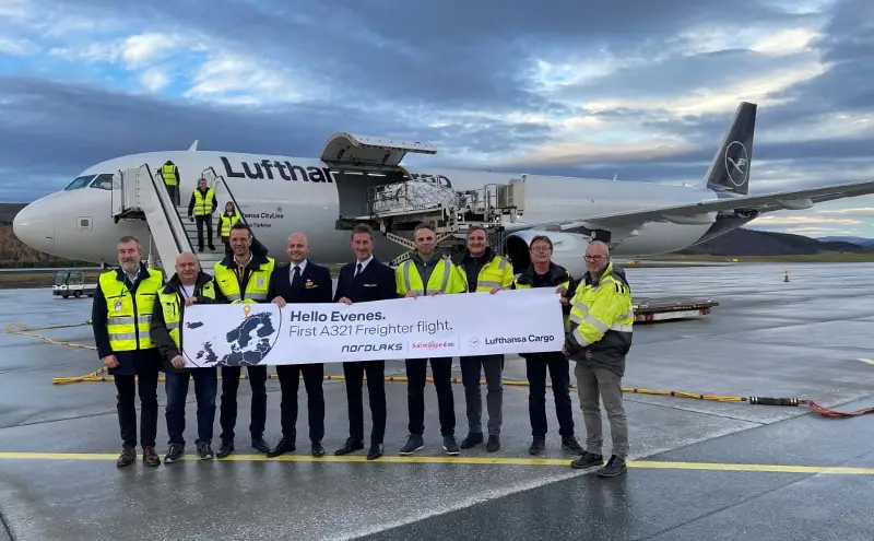 Lufthansa Cargos A321 freighter connects Evenes in Norway with the world Lufthansa Cargos A321 freighter connects Evenes in Norway with the world