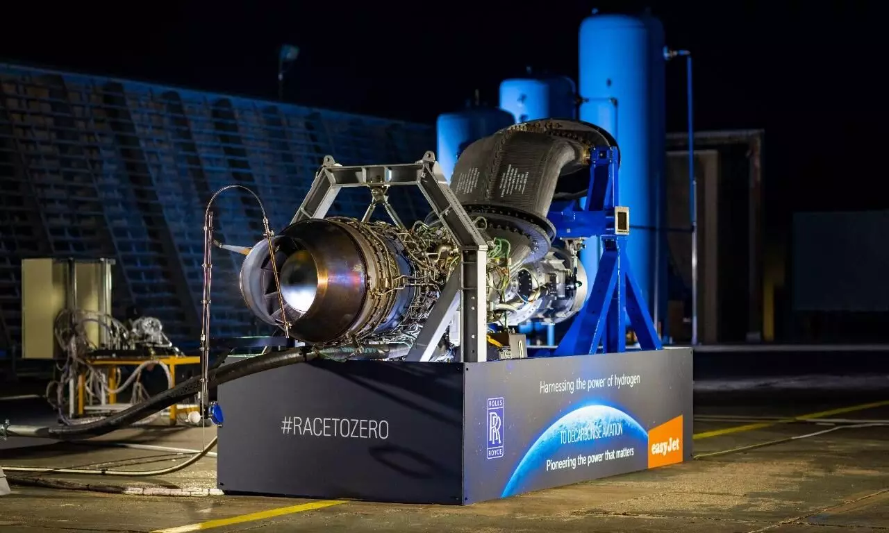 Rolls-Royce, easyJet complete 1st run of aero engine on hydrogen