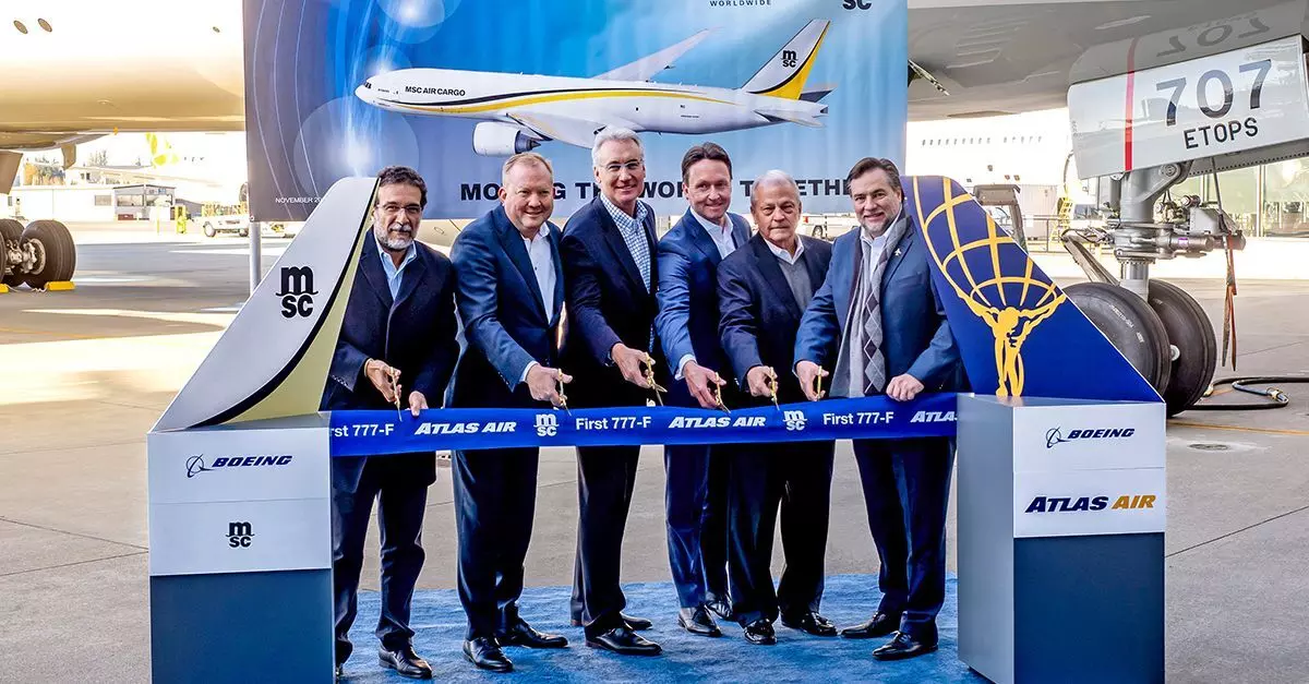 MSC's first Boeing 777 freighter delivered; Atlas Air to operate 4